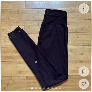 lulu lemon zoned- in tight leggings